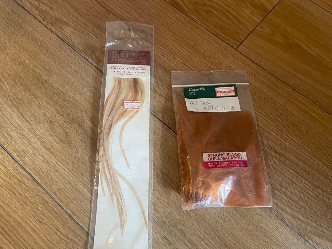 三歩フライフィッシング　フライタイイングマテリアルセット　定番色ハックル含