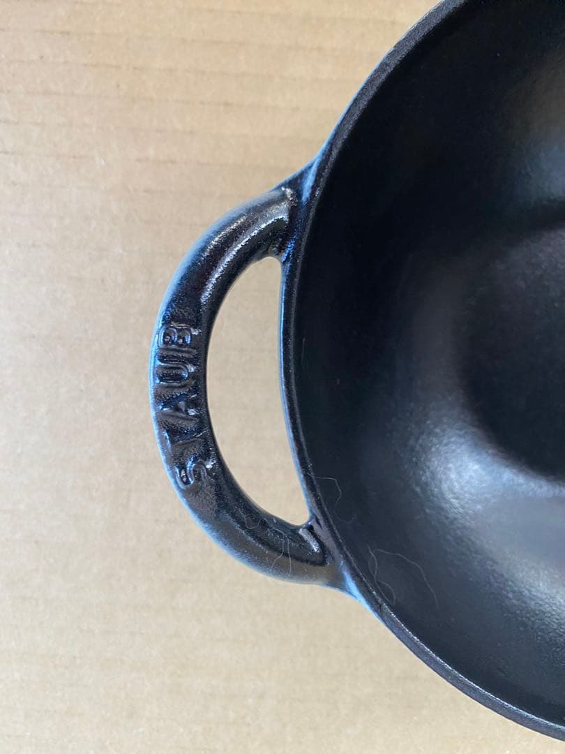 ストウブ　ベビーウォック 16cm ガラス蓋付 ユーカリ【 未使用 】