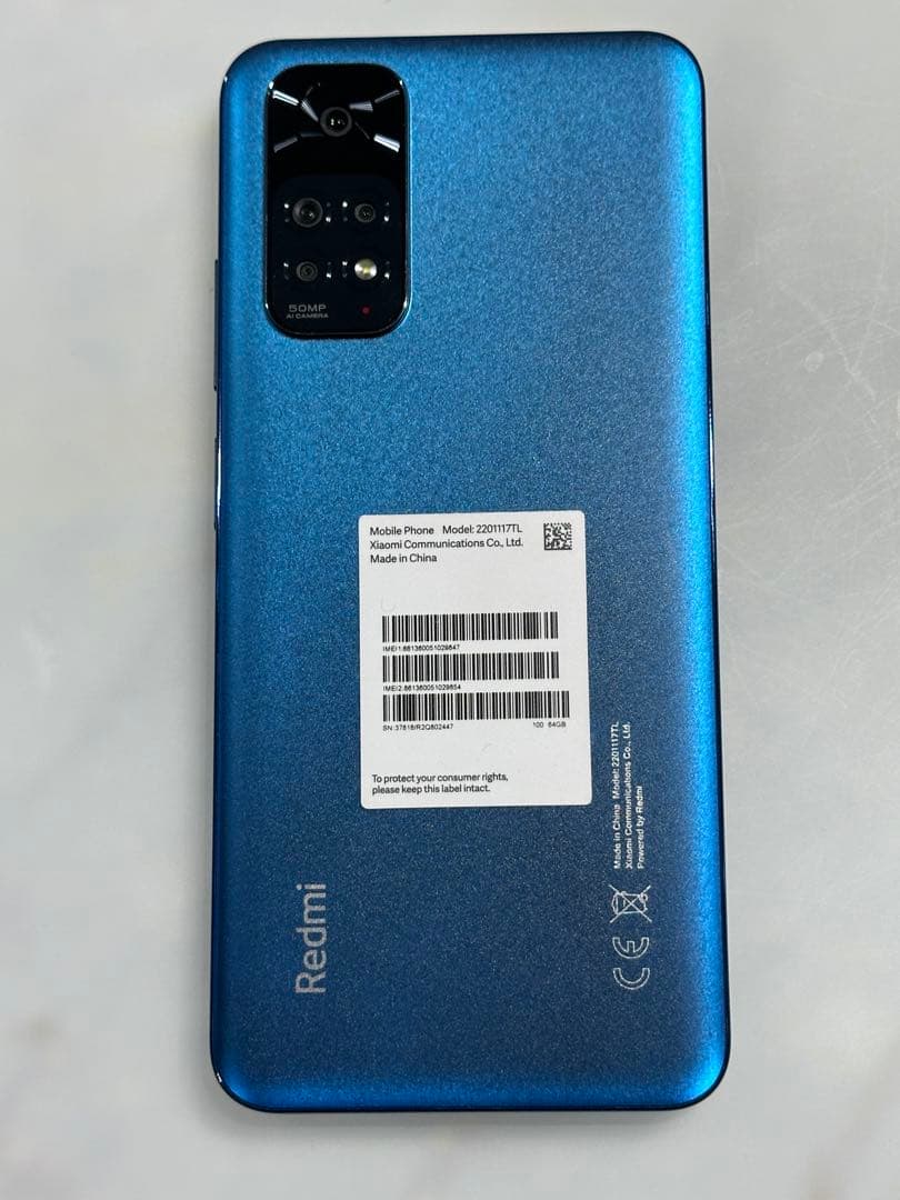 [ジャンク] Xiaomi Redmi Note 11 スマホ 6.43インチ