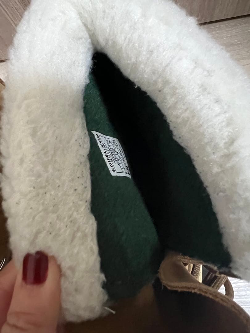 SOREL ムートンブーツ ベージュ　Caribouカリブー