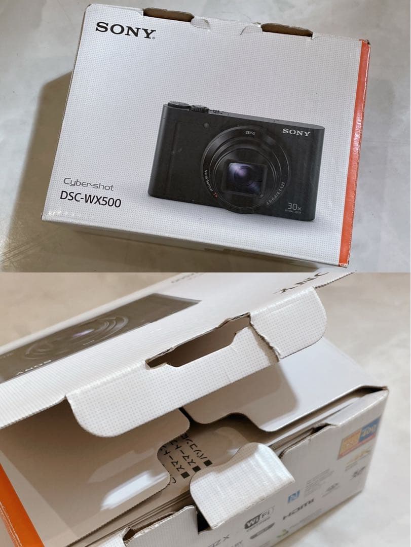 美品 SONY Cyber-shot DSC-WX500 デジタルカメラ 白色