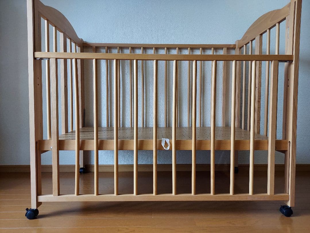 【ベビーベッド】日本製 石崎家具　スリーピー パル H-1 折り畳みベビーベッド