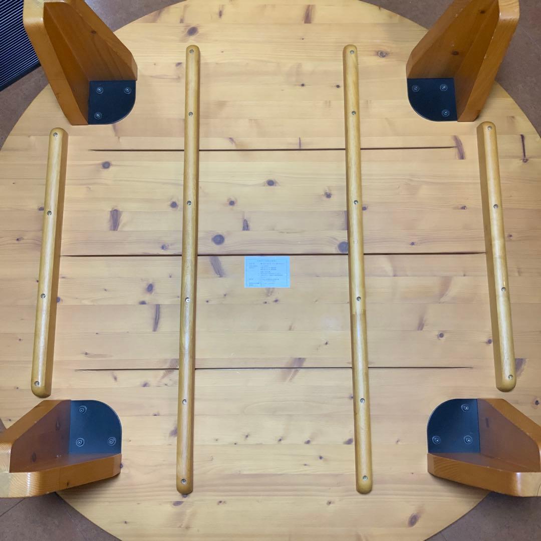 円卓　ローテーブル　大型　直径135cm