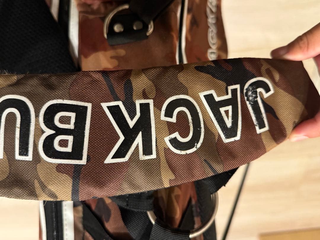 JACK BUNNY 迷彩キャディバッグ