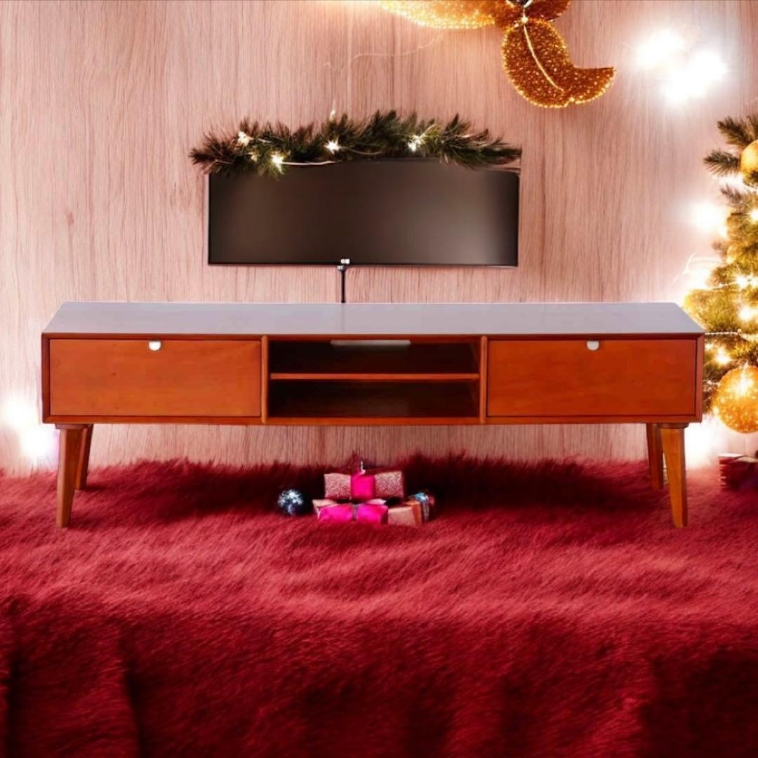 O 新品 北欧 テレビボード AVボード L テレビ台 TV AVラック