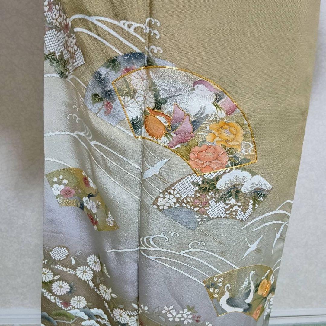 正絹　友禅　訪問着　フルセット　卒業式　入学式　七五三 タ6