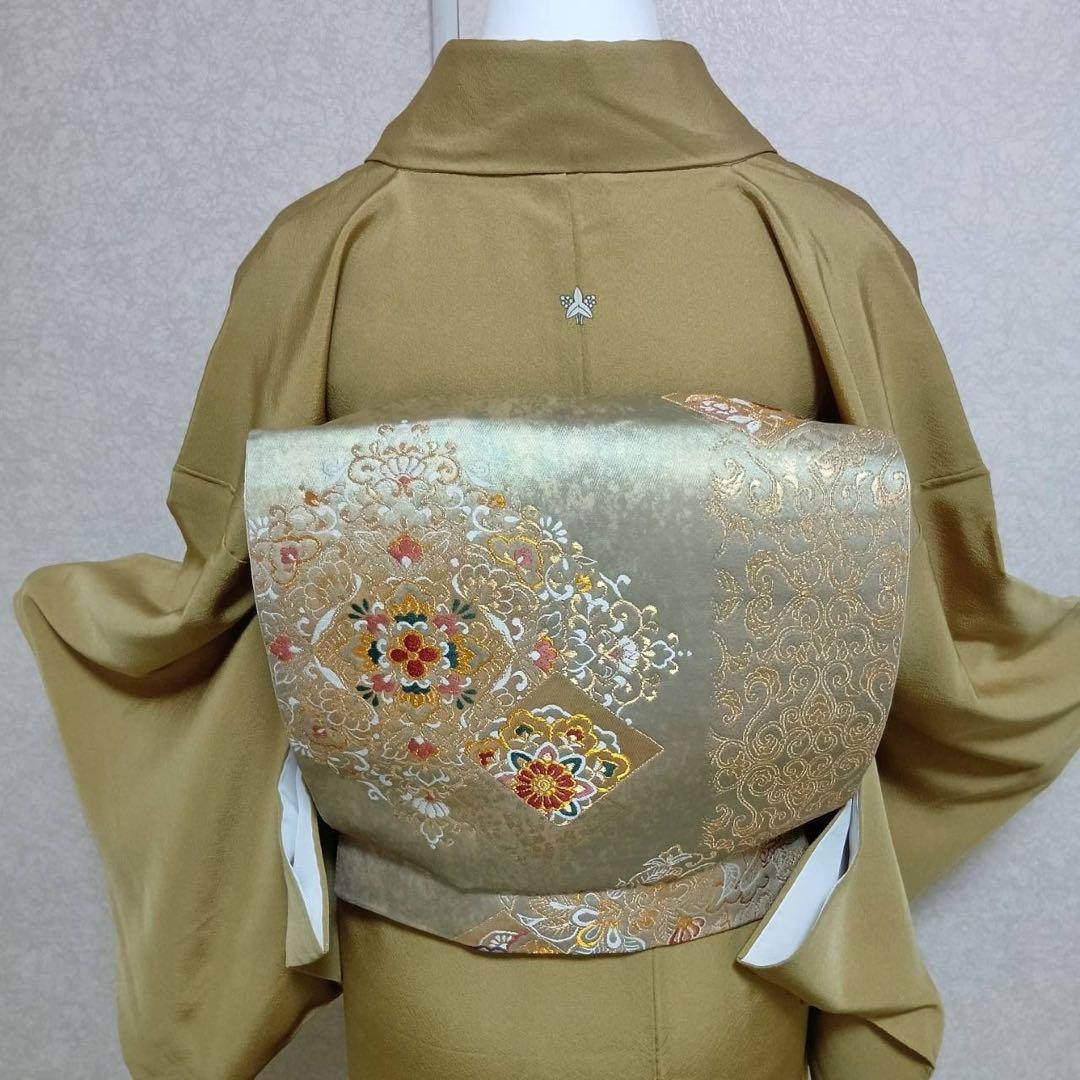 正絹　友禅　訪問着　フルセット　卒業式　入学式　七五三 タ6