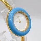 GUCCI バングル時計 カラフルバンド付きチェンジ ベゼル