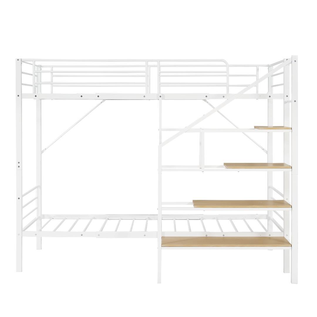 新作❣ロフトベッド シングルベッド パイプ 耐震 頑丈フレーム 学生寮 社員寮