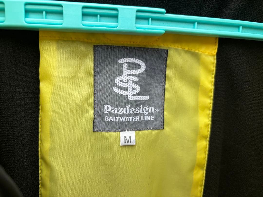 Pazdesignライジャケチャック難有　ウォームジャケットセット黒黄　値引可