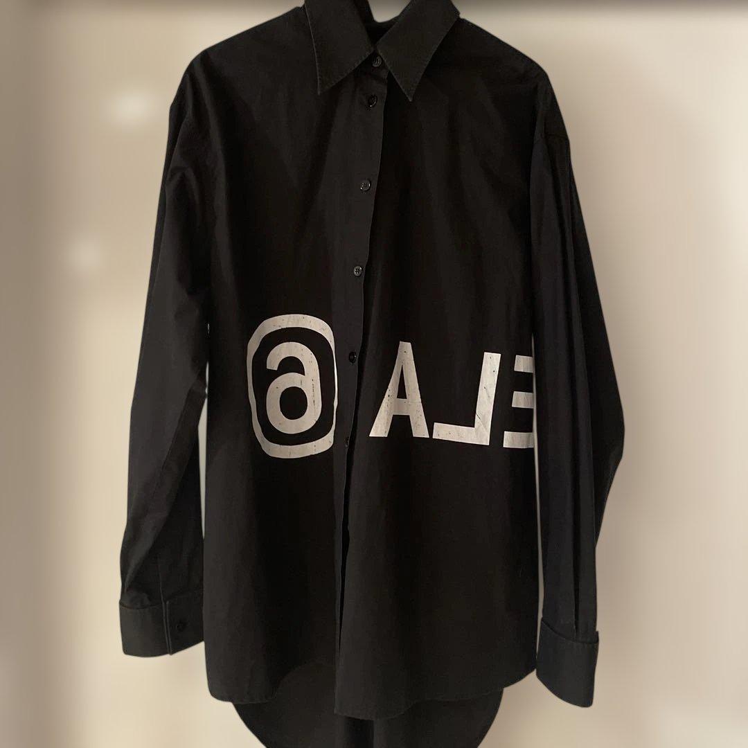 【最終値下げ】MM6 ブラック長袖シャツ