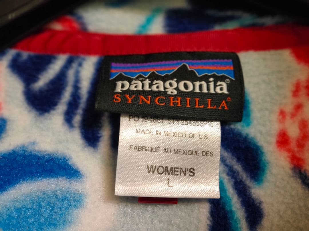 パタゴニア シンチラ・スナップT・プルオーバー　花柄