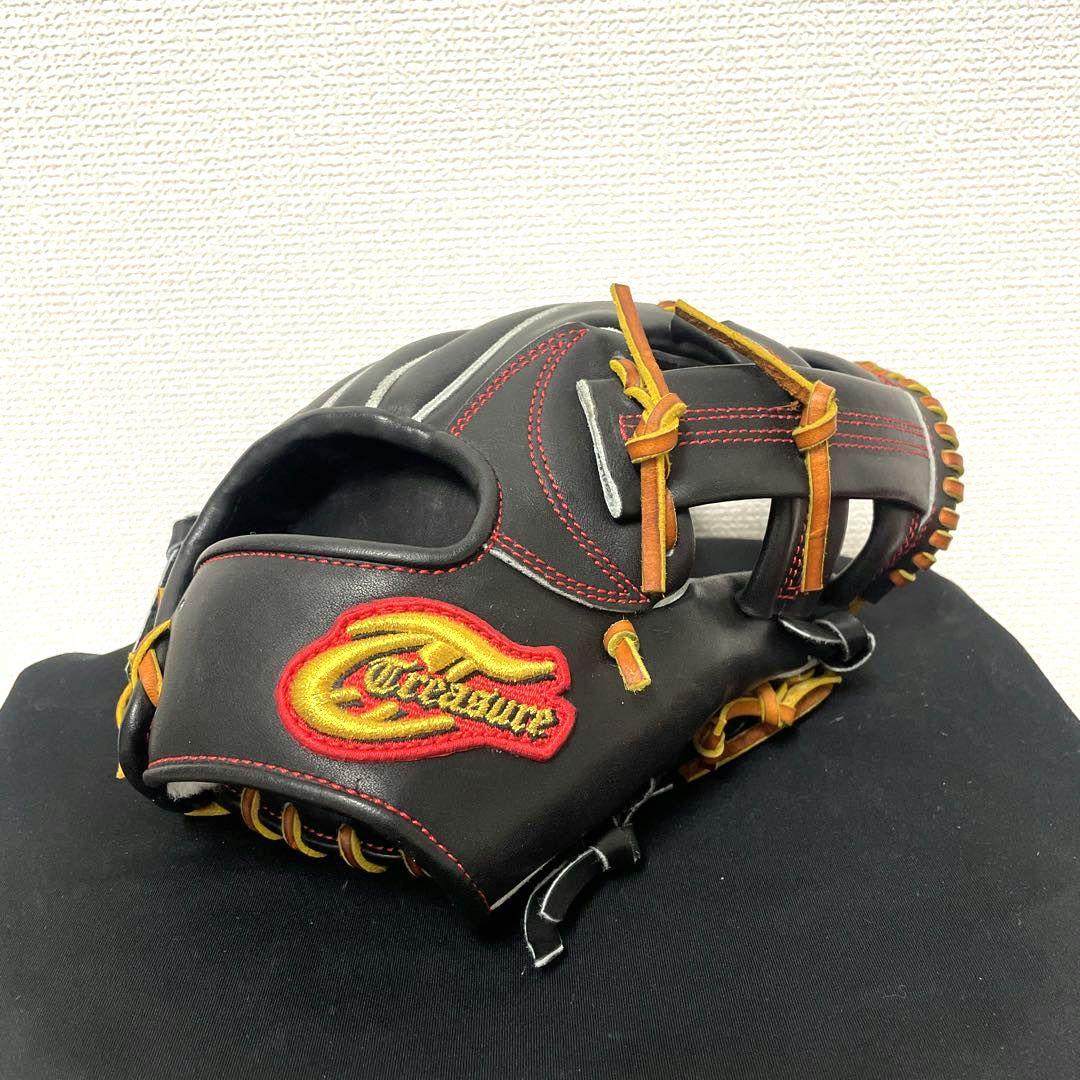 256 トレジャー 型抜群 即戦力 未使用 硬式 内野手用グローブ