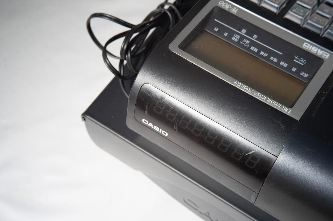 カシオレジスター TE-300 CASIO ブラック 黒