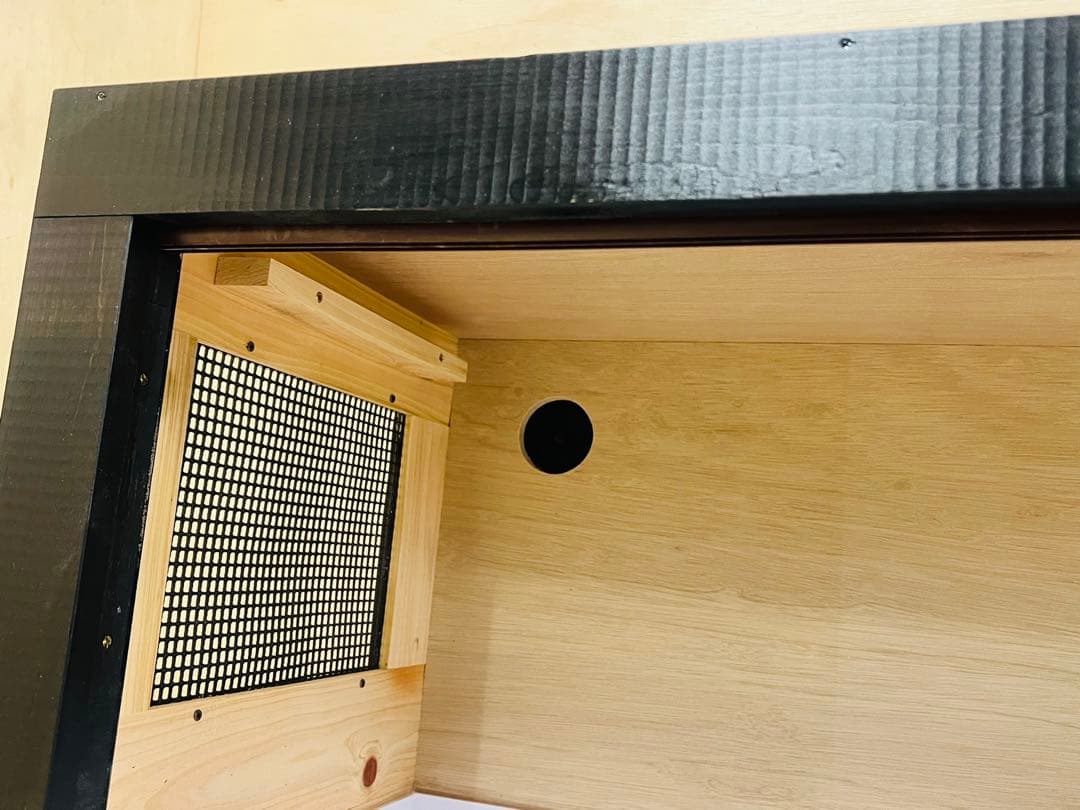 限定ブラック仕様　RepBox 木製ケージ1200x450x450