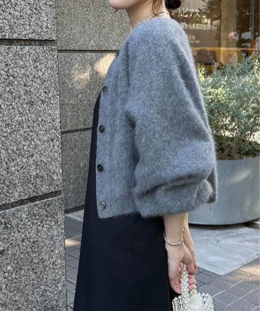 【新品】COLLAGE GALLARDAGALANTE フォックスカーディガン