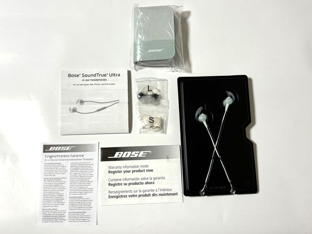 【廃盤品】BOSE SoundTrue Ultra イヤホン 有線 ホワイト