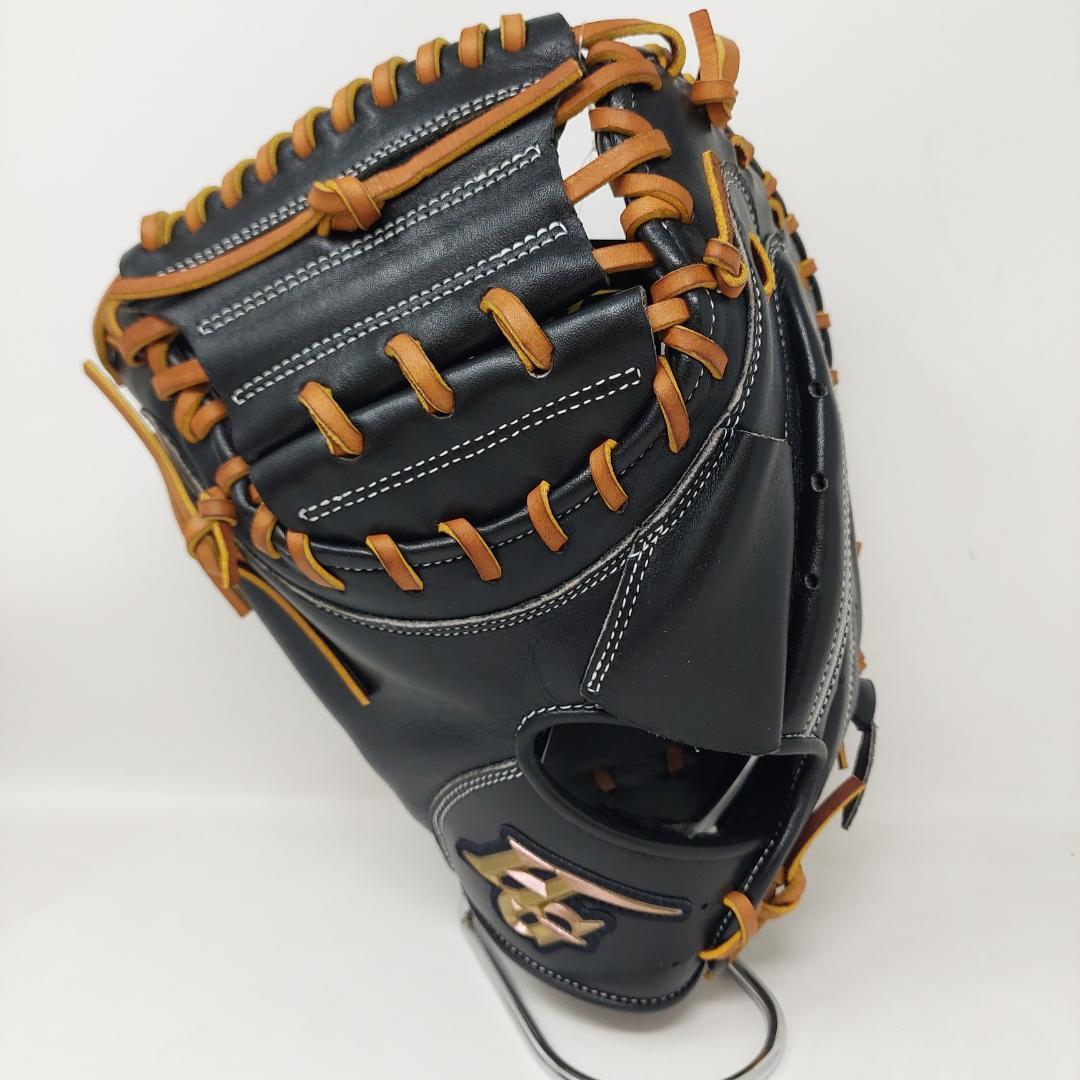 ハイゴールド 軟式キャッチャーミット 左投げ OKG-210M ブラック