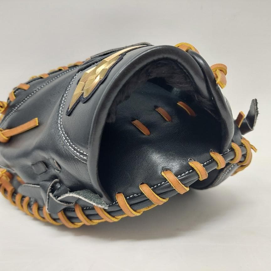 ハイゴールド 軟式キャッチャーミット 左投げ OKG-210M ブラック