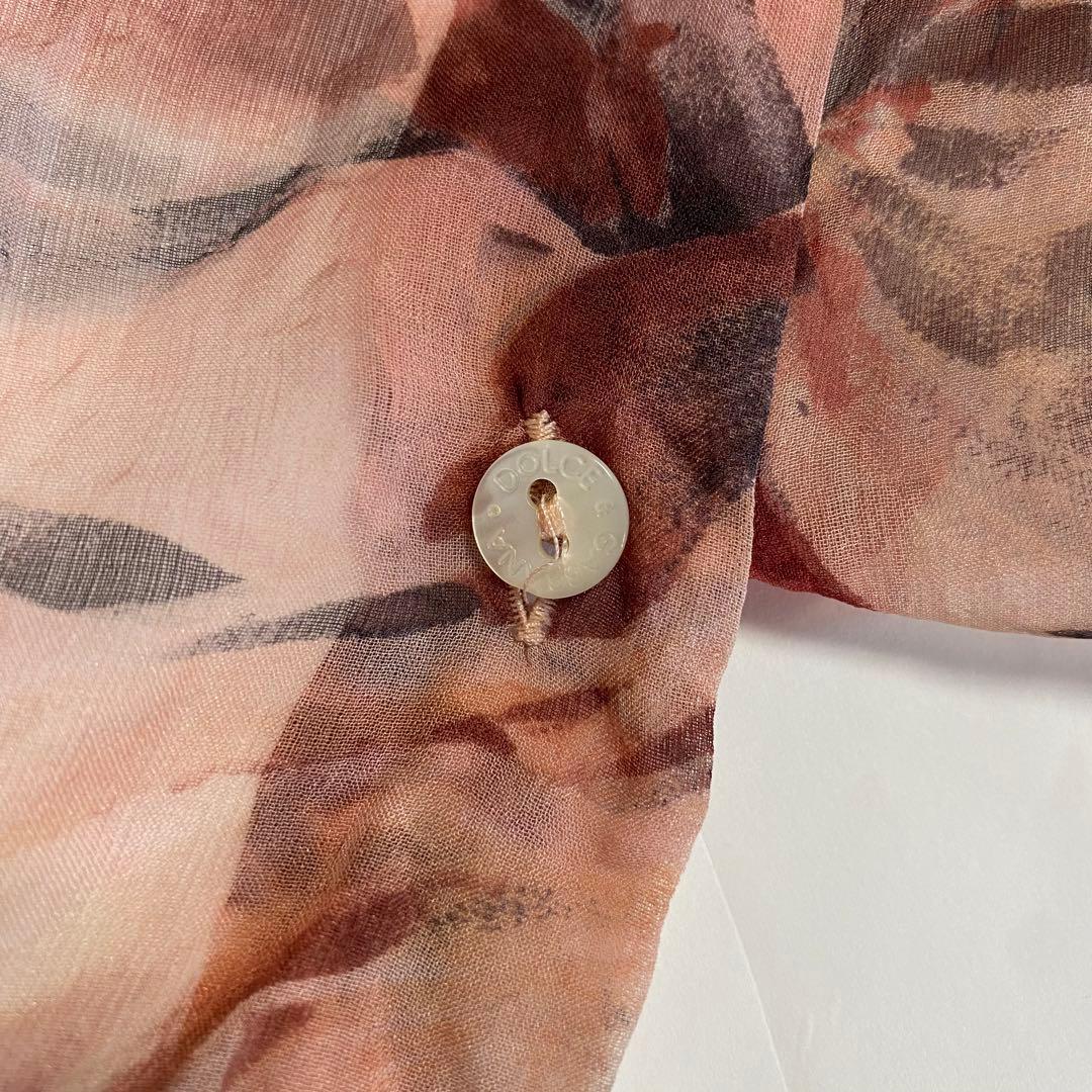 90s DOLCE&GABBANA シルクシャツ size38 ITALY製