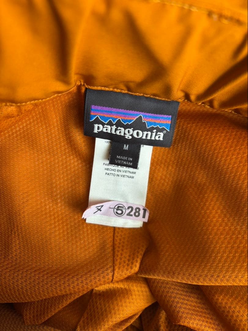 patagonia パウダーボウルパンツ Mサイズ オレンジ　明るい茶色