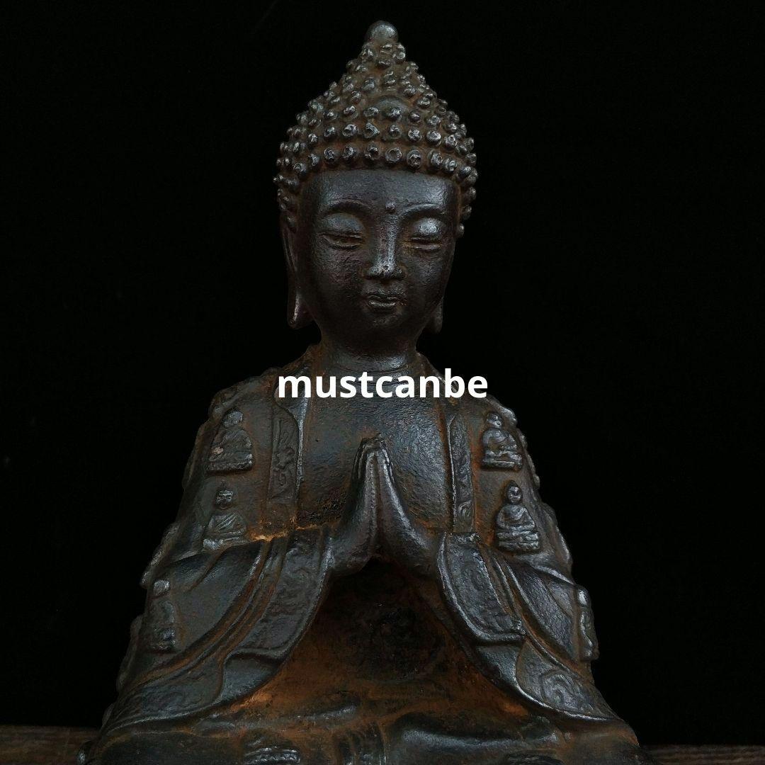 鉄器 仏像 釈迦牟尼仏仏像