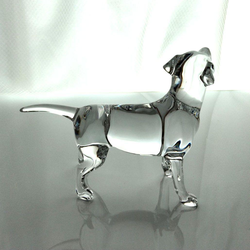 【新品】バカラ　犬　ラブラドール 　大型　動物　 置物　 クリスタル