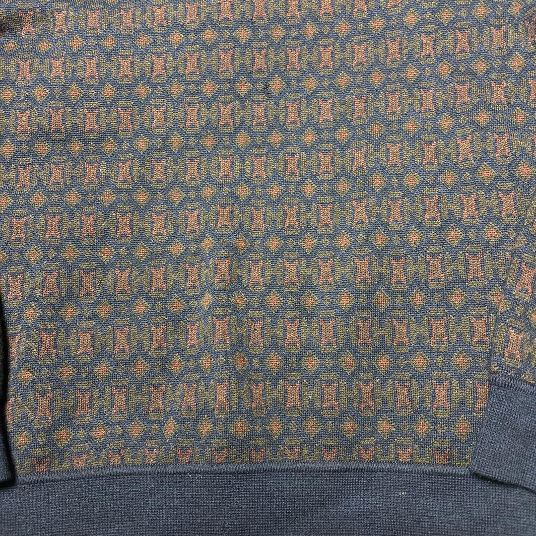 希少XL HERMES エルメス ヴィンテージ ニット セーター H柄 総柄