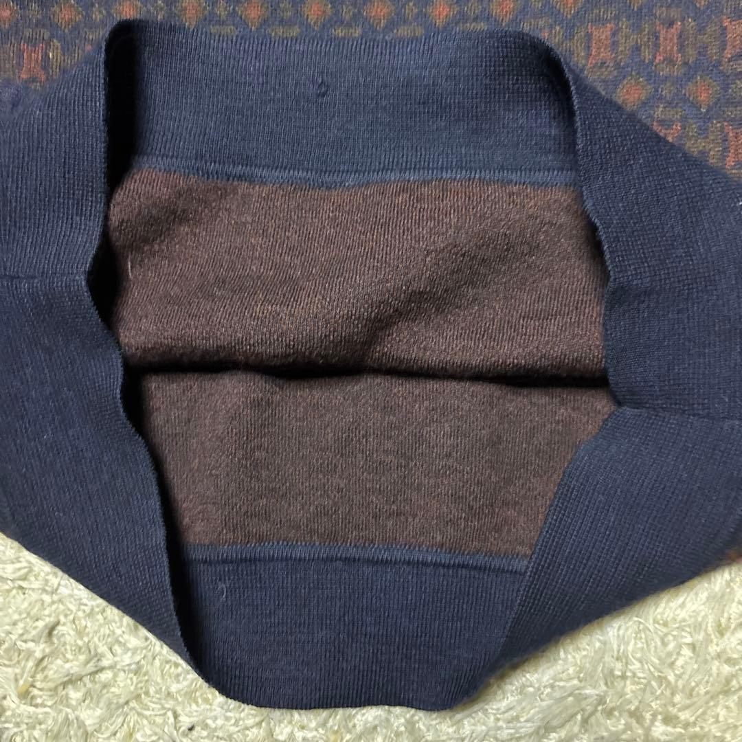 希少XL HERMES エルメス ヴィンテージ ニット セーター H柄 総柄