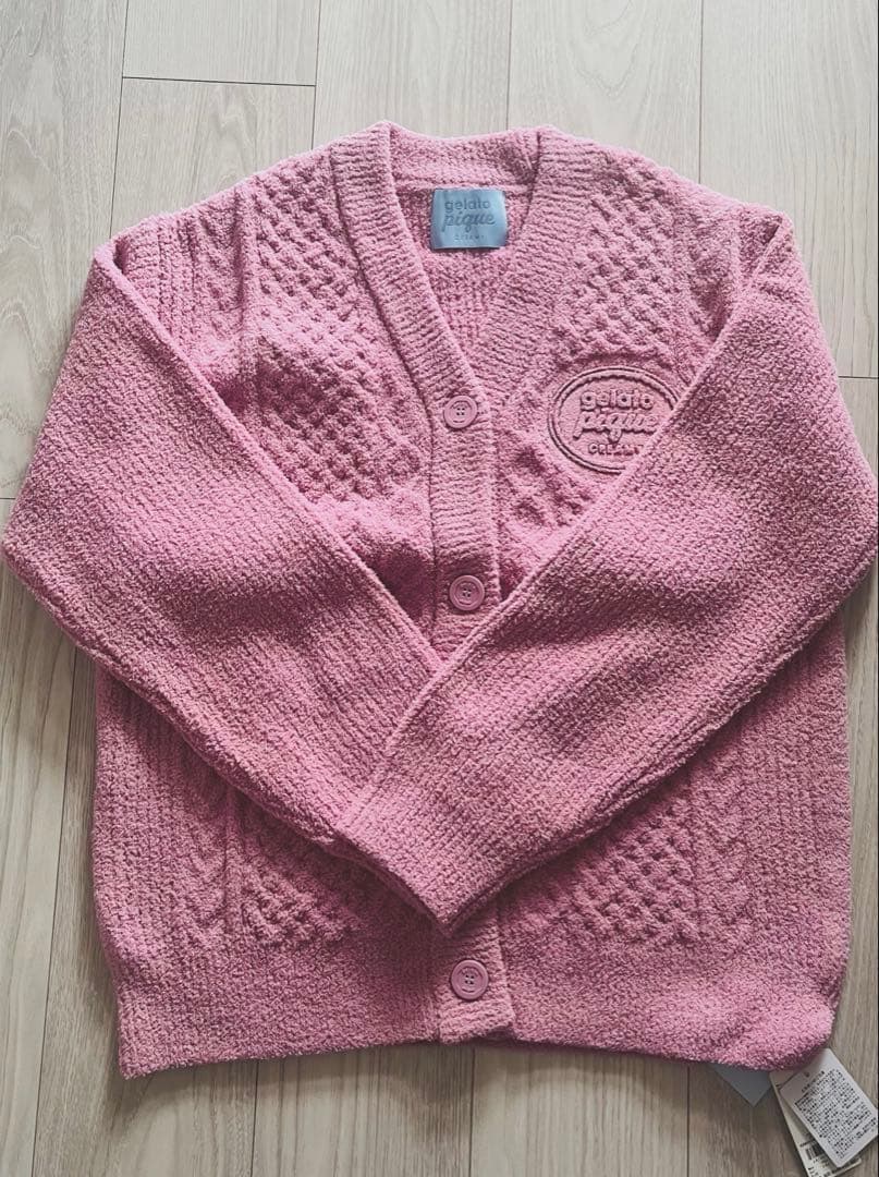 タグ付き【gelato pique】バレンタイン アランカーディガン