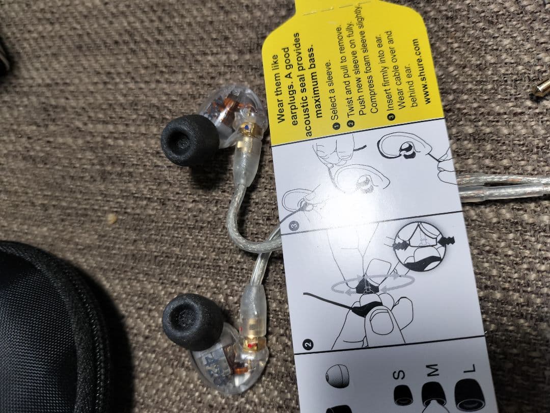 SHURE SE425 イヤホン