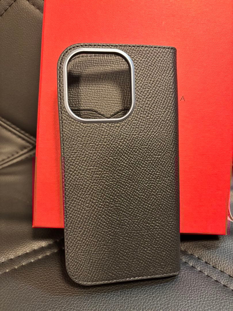 【iPhone16 Pro】 BONAVENTURA 手帳型ケース ブラック