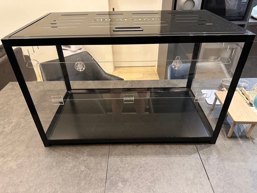 ハムスター育成セットまとめ売り（BUCATSTATE 80センチ ケージ黒）