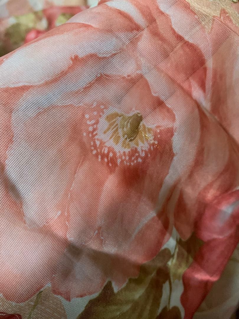 オーダーレースカーテンバラ柄2組160×200