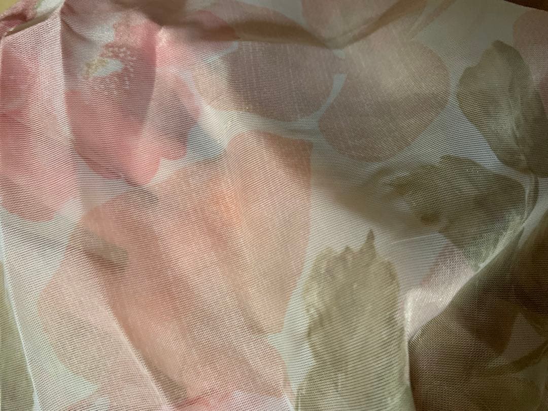 オーダーレースカーテンバラ柄2組160×200