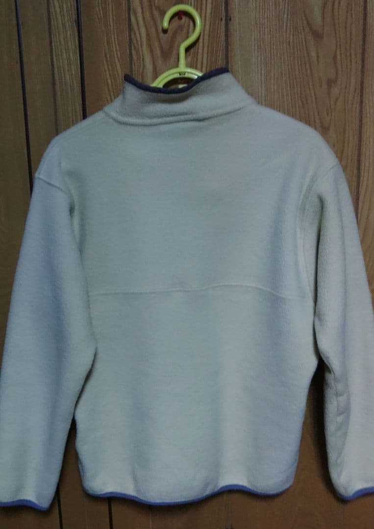渋*男様 90sUSA製 Patagonia スナップT シンチラ L クリーム