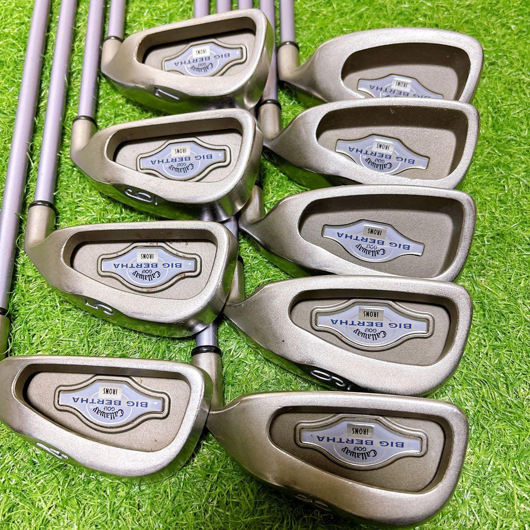 キャロウェイ　ゴルフクラブ　レディースアイアンセット　右利き　9本　女性用