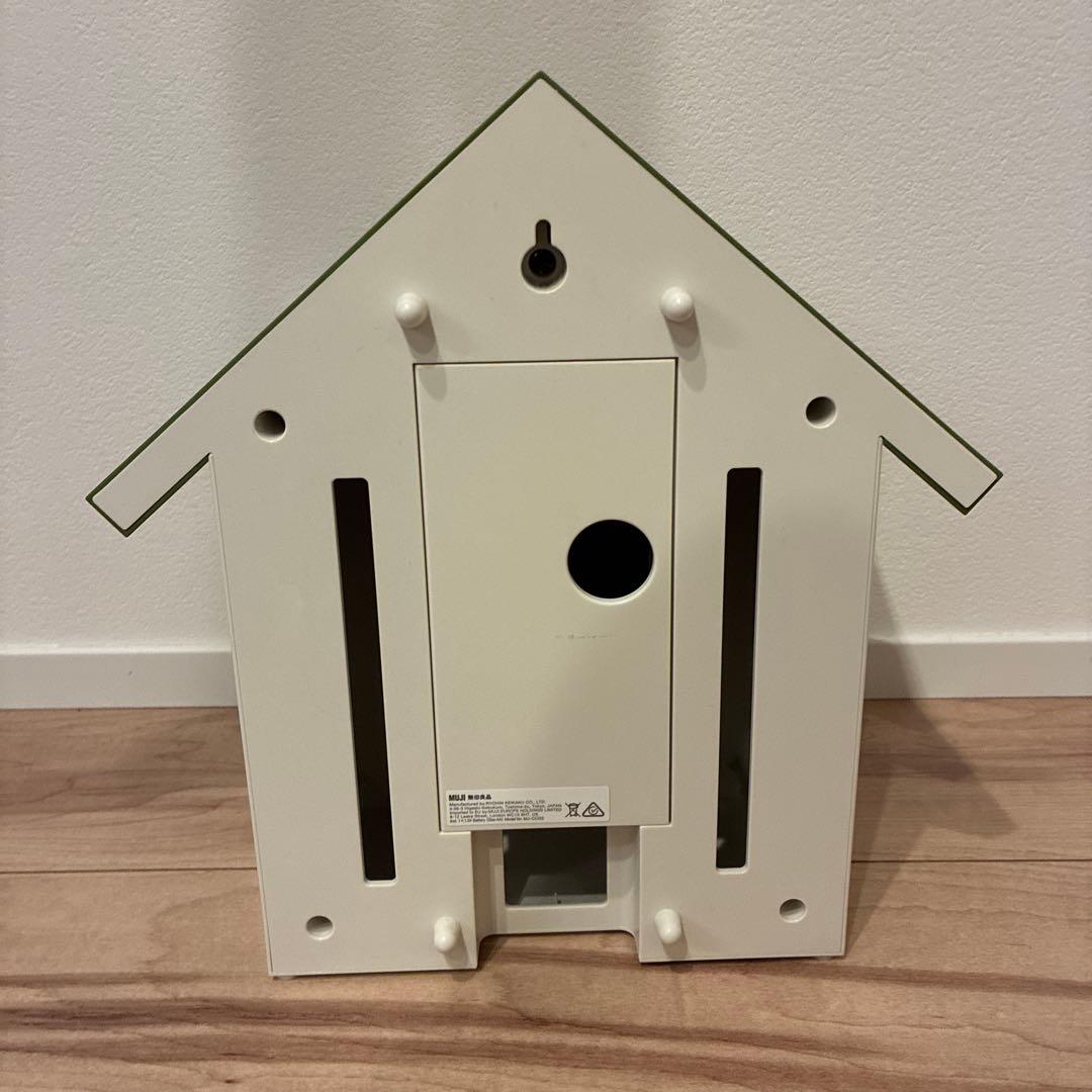 無印良品　鳩時計　グリーン