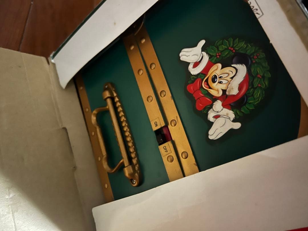 アンティーク　ディズニー　オルゴール　クリスマスソング　 ミッキー