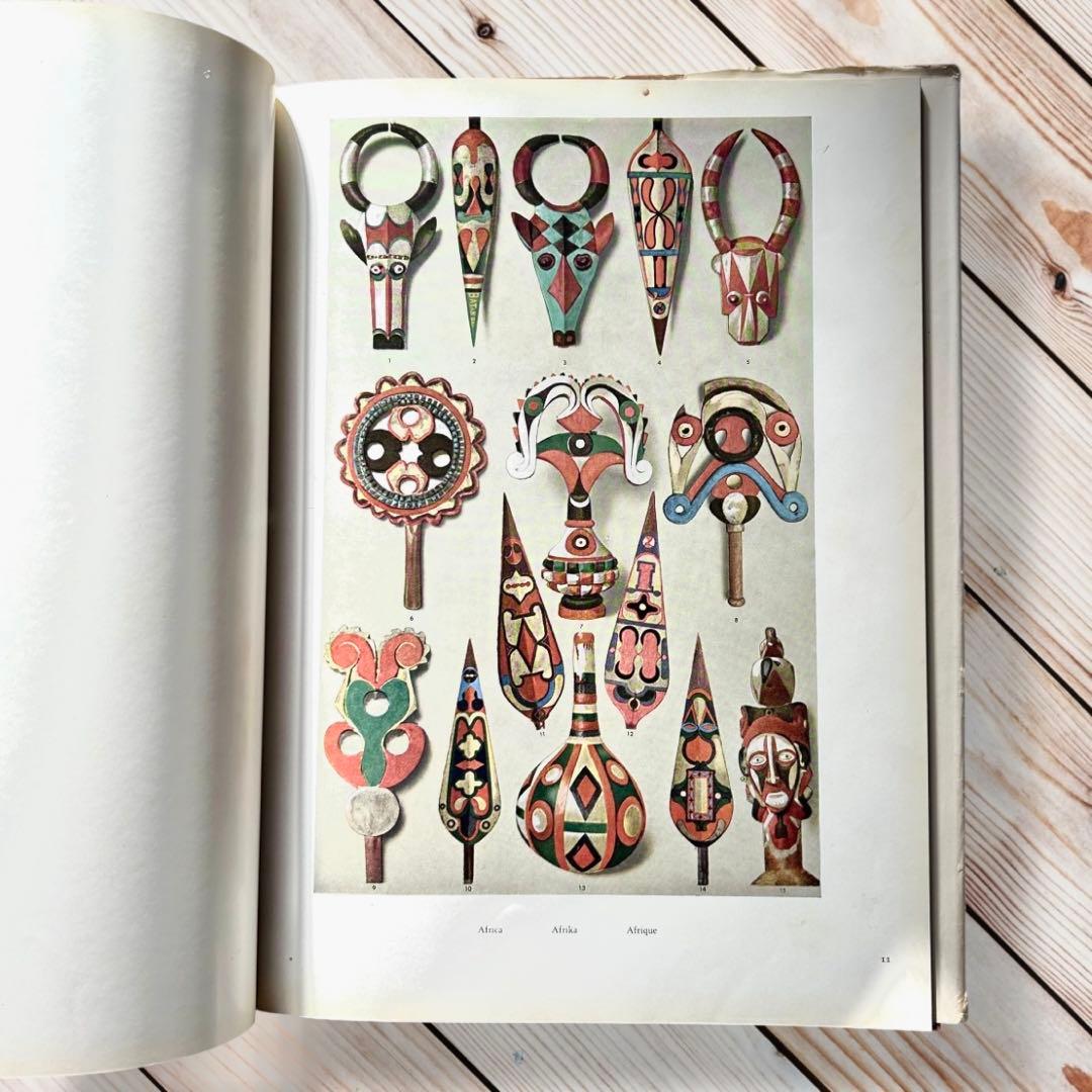 1955年ORNAMENTE DER VÖLKER・民族の装飾・カラー図録