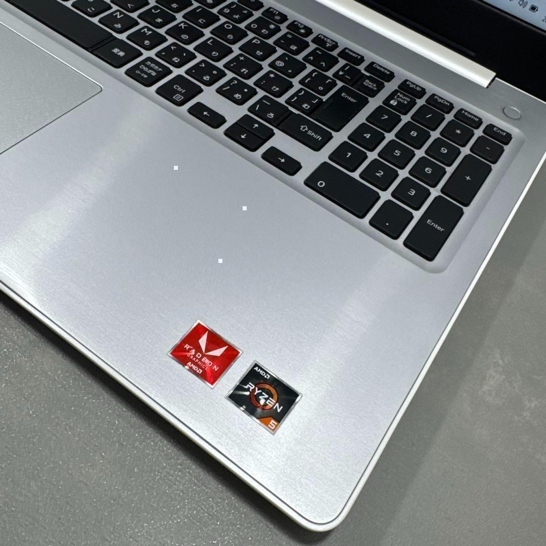 【限定】DELLプラチナホワイト☘️Ryzen5☘️新品NVMe256+1TB