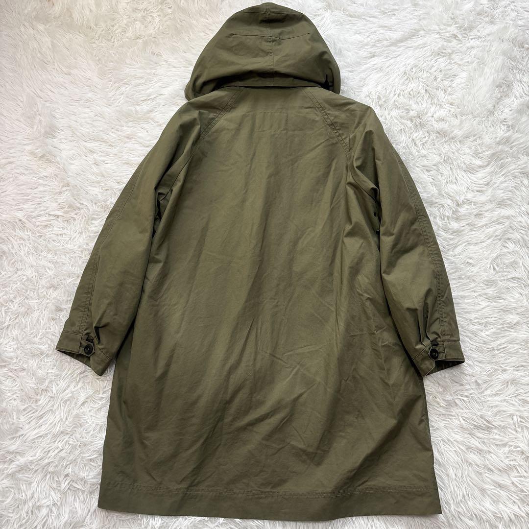 MHL.エムエイチエル ライナー付き モッズコート カーキ　L