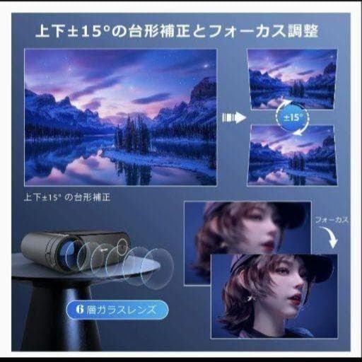 ホームシアター プロジェクター 1080PフルHD 5G