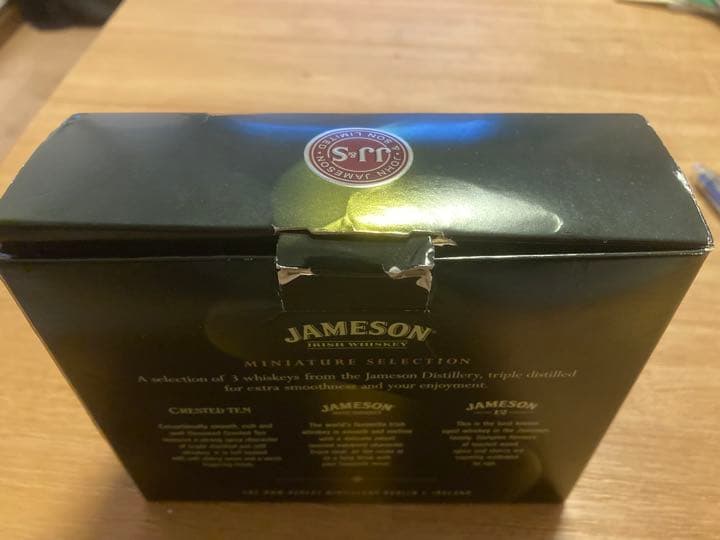 レア 希少品 JAMESON ミニチュアボトル 3本セット 箱入り