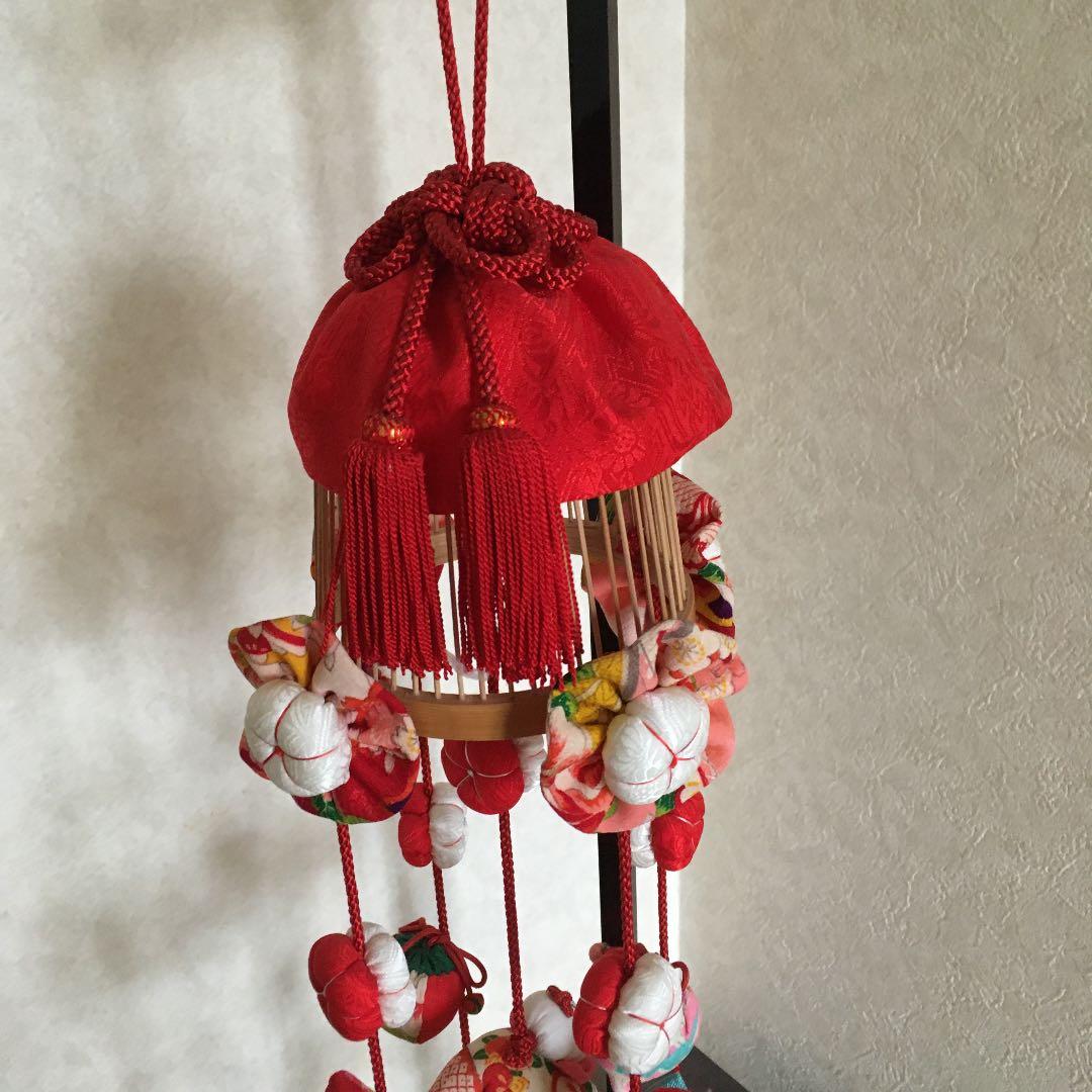 吊るし飾り　吊るし雛　台付き　お雛様　桃の節句