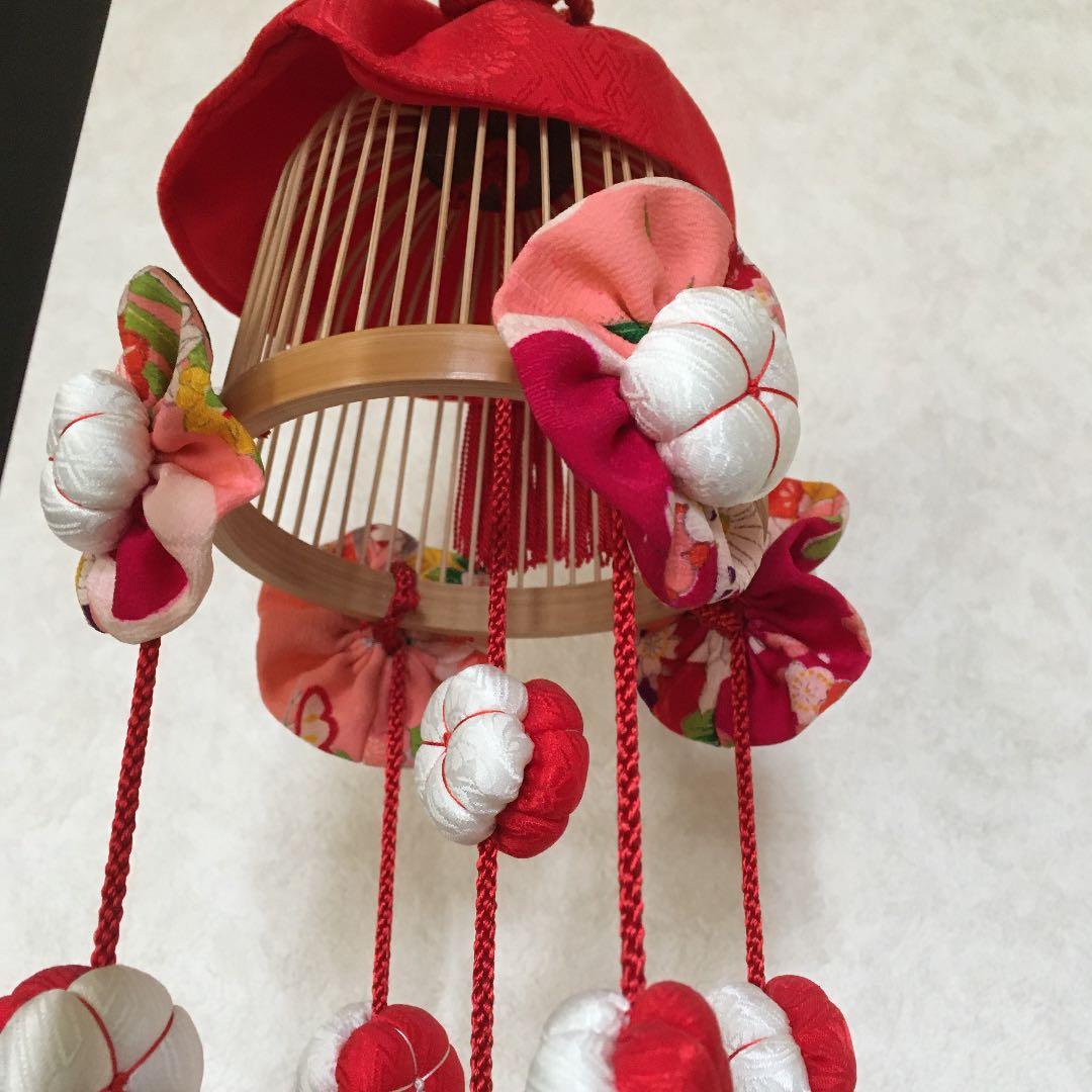 吊るし飾り　吊るし雛　台付き　お雛様　桃の節句