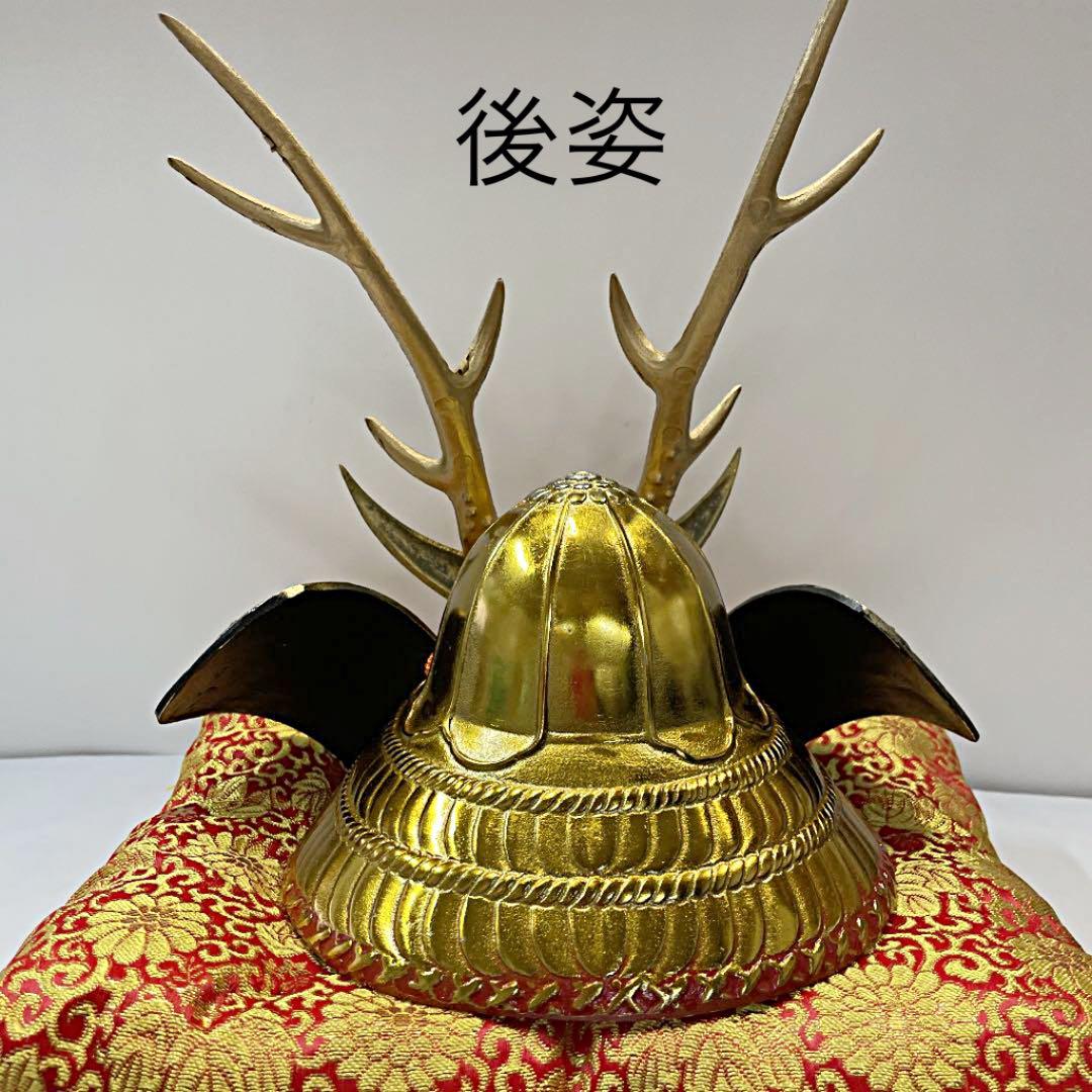 お値下げ中＊サムライ、兜、鋳物、節句、美術工芸品、日本製、昭和、レトロ