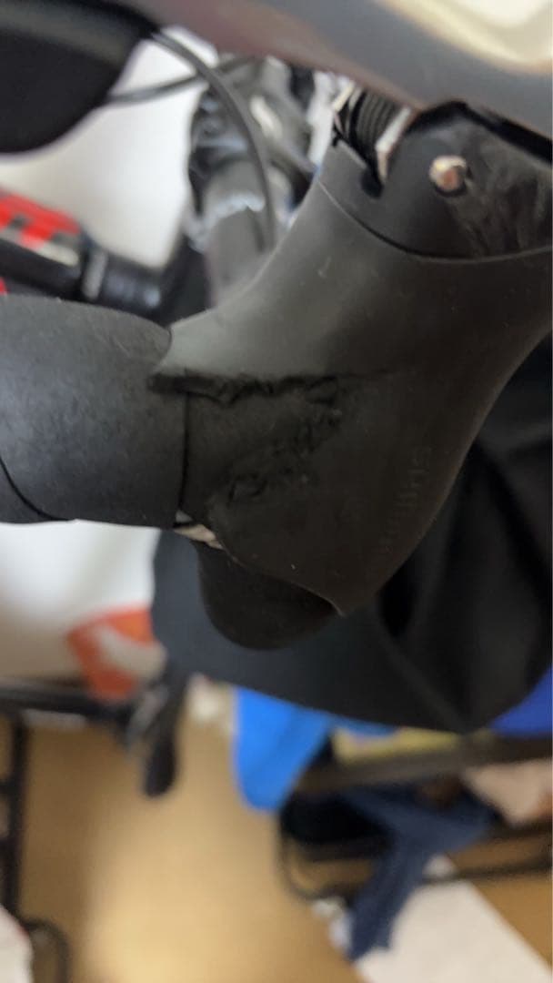 くみっきー　GIANT TCR 10速 ロードバイク 黒/赤