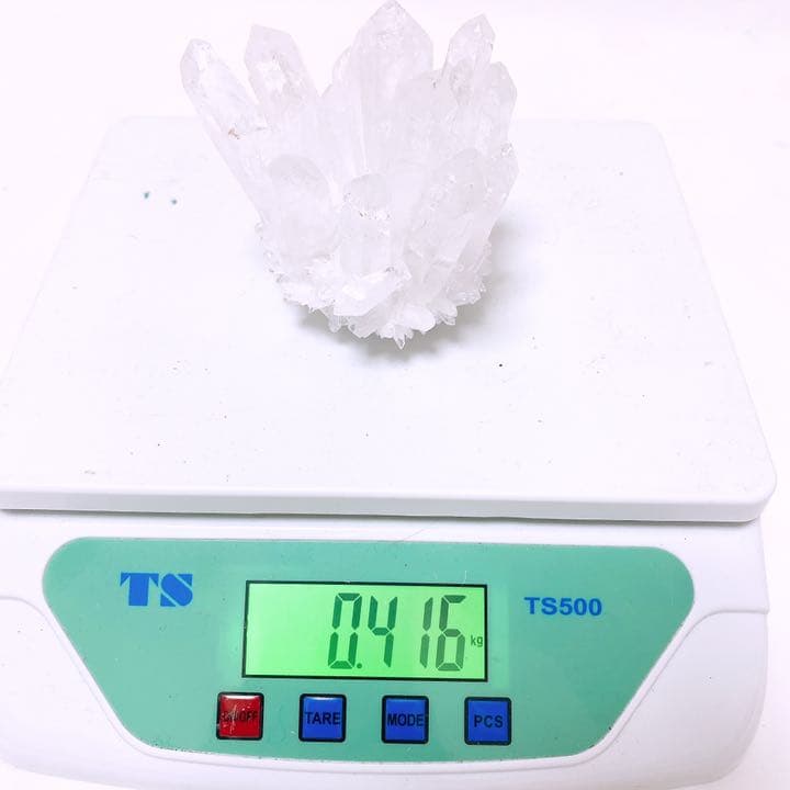 新年 縁起物　金運 末広がり　巨大　水晶 クラスター　クリスタル クォーツ 原石