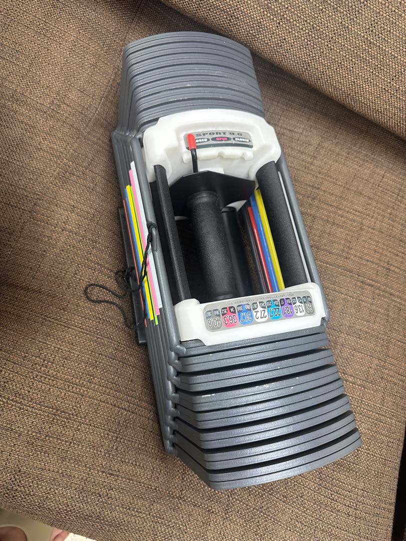 ⑧ TOPFILM 可変式ダンベル 41kg 自宅トレーニング 2個